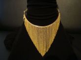 Colar franja dourado